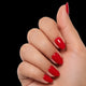 Lady in Red — Short Oval Red Press-On Nails